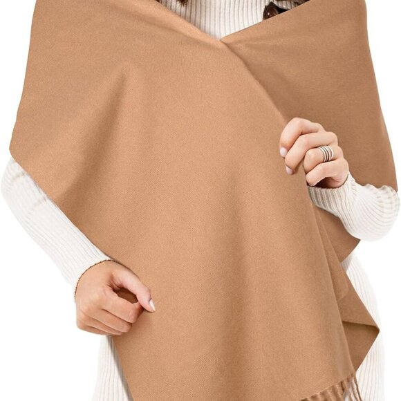 Women’s Pashmina Shawl Wraps 81in Soft Warm Winter Elegant Fashion Accessory - Picture 4 of 7